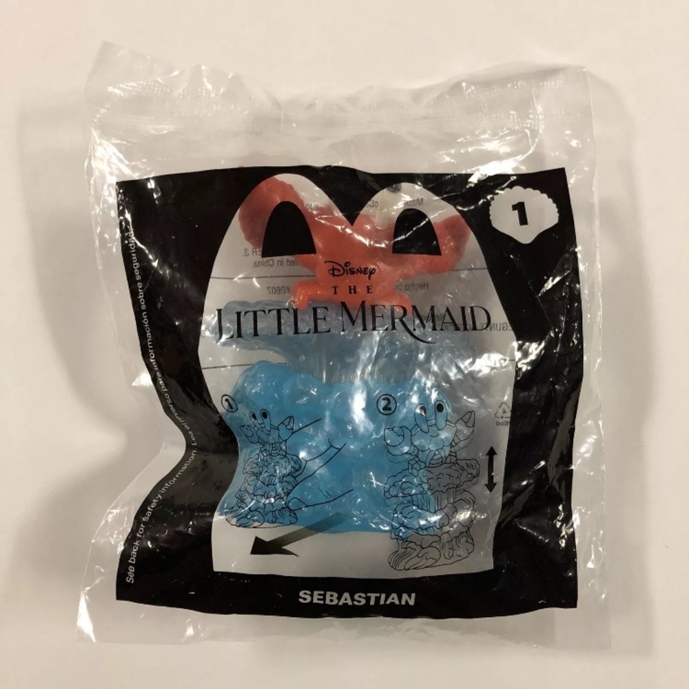 NEW  2023 McDonald’s Happy Meal Toy Disney The Little Mermaid #1 SEBASTIAN